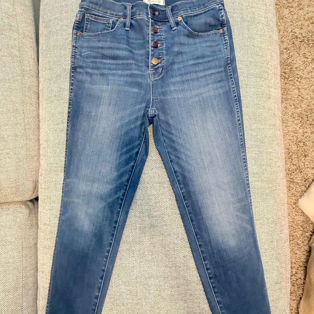 Madewell High Rise Blue Jeans